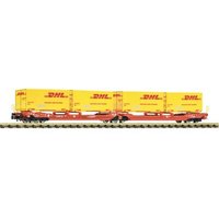 FLEISCHMANN 6660051 N Doppeltaschen-Gelenkwagen T3000e mit Wechselpritschen „DHL“, DB AG, Ep. VI FLEISCHMANN 6660051 N Doppeltaschen-Gelenkwagen T3000e mit Wechselpritschen „DHL“, DB AG, Ep. VI von Fleischmann