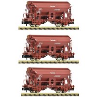 FLEISCHMANN 6660071 N 3-tlg. Set: Schwenkdachwagen Tdgs, DR, Ep. IV von Fleischmann