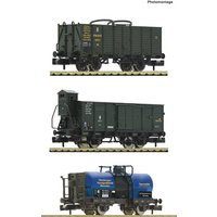 FLEISCHMANN 809005 N 3-tlg. Set: Güterwagen, K.Bay.Sts.B., Ep. I FLEISCHMANN 809005 N 3-tlg. Set: Güterwagen, K.Bay.Sts.B., Ep. I von Fleischmann