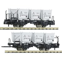 FLEISCHMANN 823303 N 2-tlg. Set Behältertransportwagen, DB, Ep. III FLEISCHMANN 823303 N 2-tlg. Set Behältertransportwagen, DB, Ep. III von Fleischmann