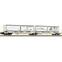 FLEISCHMANN 825014 N Container-Doppeltragwagen Sdggmrs/T2000, AAE, Ep. VI von Fleischmann