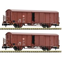 FLEISCHMANN 826216 N 2-tlg. Set: Gedeckte Güterwagen Gbsqss, DB AG, Ep. V von Fleischmann