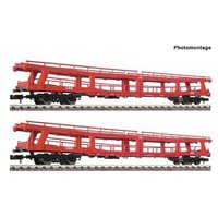 FLEISCHMANN 829502 N 2-tlg. Set Autotransportwagen DDm, ÖBB, Ep. VI FLEISCHMANN 829502 N 2-tlg. Set Autotransportwagen DDm, ÖBB, Ep. VI von Fleischmann