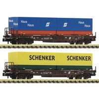FLEISCHMANN 845376 N 2-tlg. Set: Einheitstaschenwagen, ÖBB, Ep. IV-V FLEISCHMANN 845376 N 2-tlg. Set: Einheitstaschenwagen, ÖBB, Ep. IV-V von Fleischmann