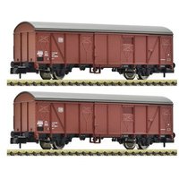 FLEISCHMANN 880904 N 2-tlg. Set: Gedeckte Güterwagen Gbs 252, DB, Ep. IV FLEISCHMANN 880904 N 2-tlg. Set: Gedeckte Güterwagen Gbs 252, DB, Ep. IV von Fleischmann
