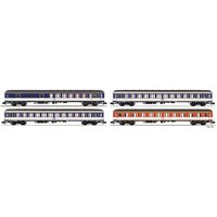 FLEISCHMANN 881908 N 4-tlg. Set „Popfarbener DC-Zug“ UIC-X-Wagen, DB, Ep. IV FLEISCHMANN 881908 N 4-tlg. Set „Popfarbener DC-Zug“ UIC-X-Wagen, DB, Ep. IV von Fleischmann