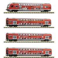 FLEISCHMANN 881916 N 4-tlg. Set: Doppelstockwagen „FEX“, DB AG, Ep. VI FLEISCHMANN 881916 N 4-tlg. Set: Doppelstockwagen „FEX“, DB AG, Ep. VI von Fleischmann