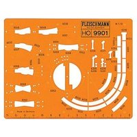 FLEISCHMANN 9901 H0 Gleisplanschablone Modellgleis FLEISCHMANN 9901 H0 Gleisplanschablone Modellgleis von Fleischmann