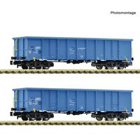 FLEISCHMANN 6660095 N 2-tlg. Set: Offene Güterwagen Eanos, Einsteller, Ep. VI von Fleischmann