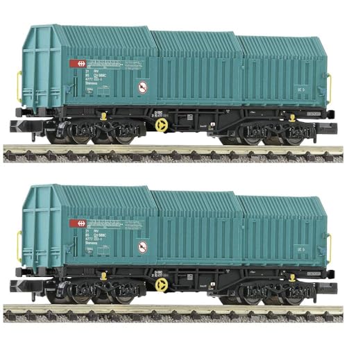 Fleischmann 6660037 N 2er-Set Teleskophaubenwagen der SBB von Fleischmann