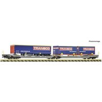 Fleischmann 6660151 N Doppeltaschen-Gelenkwagen T3000e, HUPAC Fleischmann 6660151 N Doppeltaschen-Gelenkwagen T3000e, HUPAC von Fleischmann