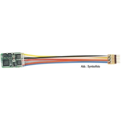 Fleischmann 685404 6 Pin NEM651 80mm Wired DCC Decoder (Zimo MX622) von Fleischmann
