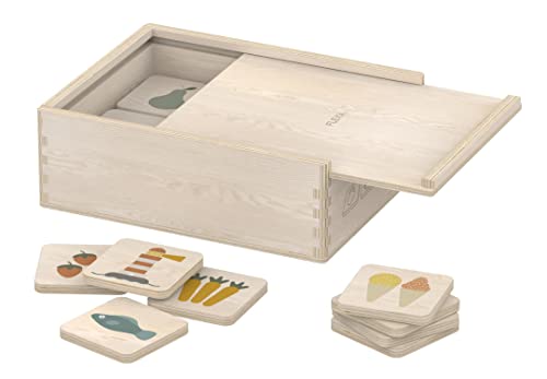 Flexa Holz-Memory-Spiel für Kinder – 36-teiliges Set, Montessori Lernspielzeug, FSC-zertifiziertes Birkenholz, Spiel für Kinder, Lernspielzeug mit Aufbewahrungsbox, ab 3 Jahren Flexa Holz-Memory-Spiel für Kinder – 36-teiliges Set, Montessori Lernspielzeug, FSC-zertifiziertes Birkenholz, Spiel für Kinder, Lernspielzeug mit Aufbewahrungsbox, ab 3 Jahren von Flexa