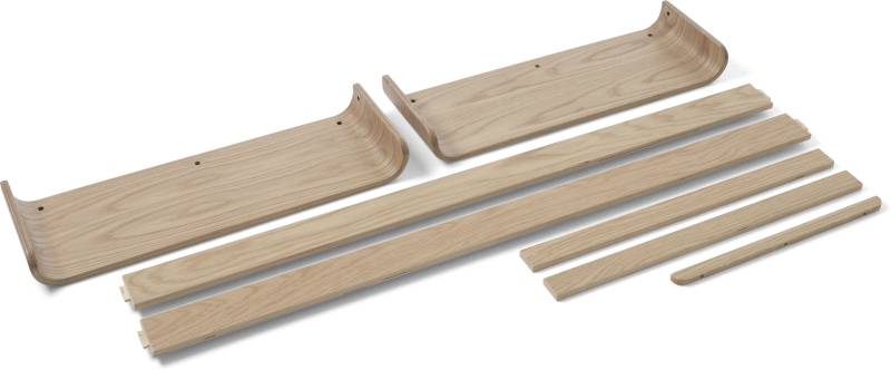 Flexa Junior Bettverlängerung Set, Oak Clear lacq von Flexa