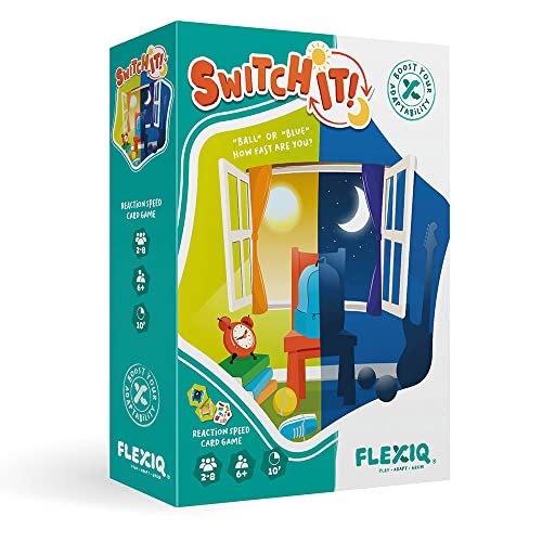 FlexiQ FXG001 Switch it! Kinderspiel Beobachtungs- und Reaktionstabelle über 6 Jahre von FlexiQ