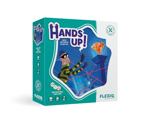FlexiQ Hände hoch! Kartenspiel, ab 7 Jahren, 2–6 Spieler, 15 Minuten Spieldauer von FlexiQ
