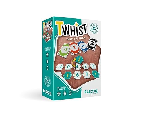 FlexiQ Twhist – Innovatives Kartenspiel für Kinder & Erwachsene Familienspiel mit Twist ab 8 Jahren | Trick- & Stichspiel für 3–5 Spieler von FlexiQ