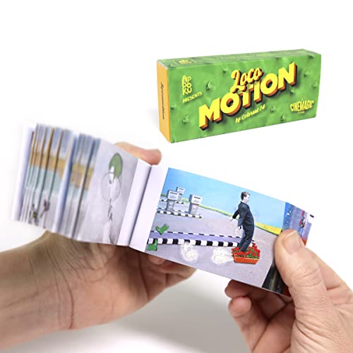 Flipboku - Flipbook Locomotion 6 Fesselnde Animationen - Optische Illusionsspiele mit 6 Unterhaltsamen Animierten Geschichten für die Ganze Familie - Spielzeuggeschenk für Kinder & Erwachsene von Flipboku