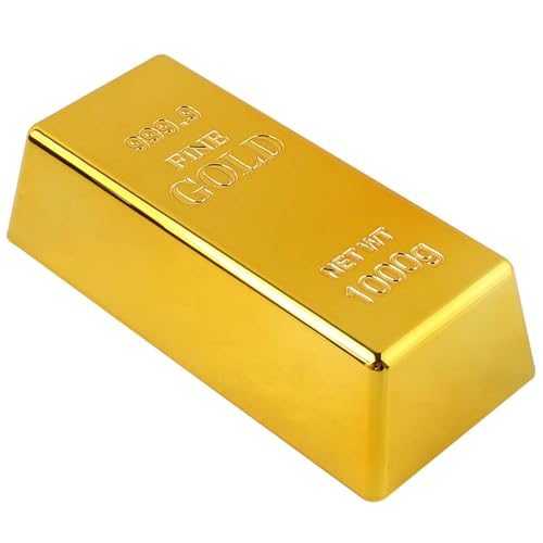 Flkiglm Goldbarren Ziegelbarren Replik Film Requisite 16.5x7.5x4.5cm ABS Für Party Begünstigt Kleine Aktivität Requisiten Geburtstag Dekoration Goodie Taschen Füllstoffe Neuheit Geschenk Scherz Flkiglm Goldbarren Ziegelbarren Replik Film Requisite 16.5x7.5x4.5cm ABS Für Party Begünstigt Kleine Aktivität Requisiten Geburtstag Dekoration Goodie Taschen Füllstoffe Neuheit Geschenk Scherz von Flkiglm
