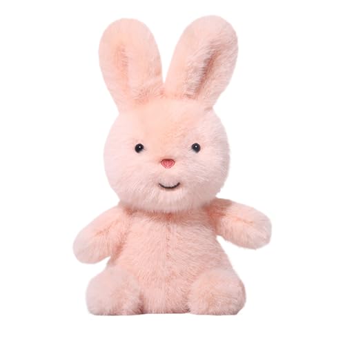 Flkiglm Niedlicher Häschen Plüschtier - Plüsch Hase Kuscheltier - Sammelbarer Kuschelbegleiter Gemütliche Stoffpuppe Geschenkidee Für Thanksgiving Geburtstag Ostern von Flkiglm