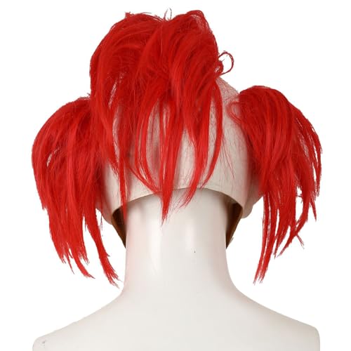 Flkiglm Schaurige Kopfhaube,Horror Unheimliche Rote Clown Perücke | Hüte & Mützen Für Event Party Karneval Familienfeiern Streiche Kostümparty Zirkus Flkiglm Schaurige Kopfhaube,Horror Unheimliche Rote Clown Perücke | Hüte & Mützen Für Event Party Karneval Familienfeiern Streiche Kostümparty Zirkus von Flkiglm