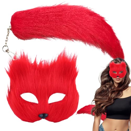 Flkiglm Tier-Cosplay-Kostüm-Set, Tierschwanz-Cosplay-Maskerade | Tierschwanz-Set | Tier-Rollenspielkostüm, Pelztier-Cosplay-Outfit Flkiglm Tier-Cosplay-Kostüm-Set, Tierschwanz-Cosplay-Maskerade | Tierschwanz-Set | Tier-Rollenspielkostüm, Pelztier-Cosplay-Outfit von Flkiglm