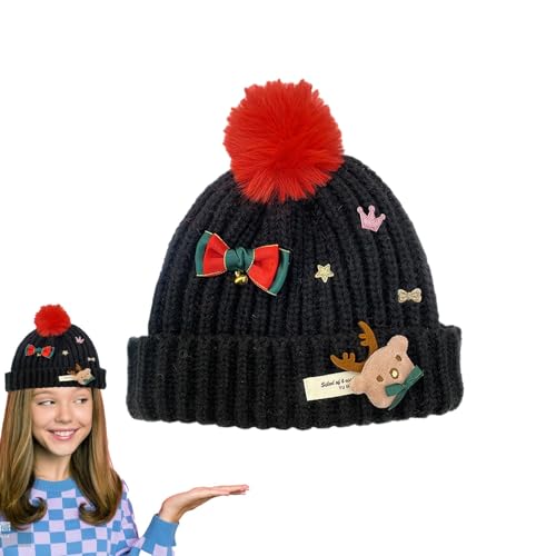 Flkiglm Weihnachts-Wintermütze, Weihnachtsstrickmütze,Gestrickte Weihnachtsmützen | Weihnachtsmannmütze, bedruckte Wollmütze, Winterstrickmütze für Kinder Flkiglm Weihnachts-Wintermütze, Weihnachtsstrickmütze,Gestrickte Weihnachtsmützen | Weihnachtsmannmütze, bedruckte Wollmütze, Winterstrickmütze für Kinder von Flkiglm