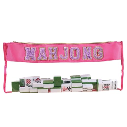 Mahjong Aufbewahrungstasche | Wasserdichter Großes Steinehalter,Tragbarer Beutel Für Erwachsene Jugendliche Zuhause Studio Freizeit Spieleabend Picknick Camping Mahjong Aufbewahrungstasche | Wasserdichter Großes Steinehalter,Tragbarer Beutel Für Erwachsene Jugendliche Zuhause Studio Freizeit Spieleabend Picknick Camping von Flkiglm