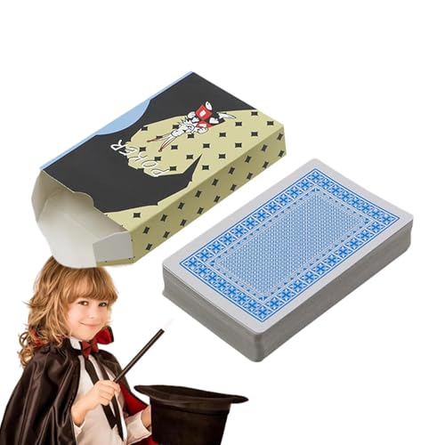 Papierpoker für Trick, Deckkarten für Trick - Papier-Trick-Requisiten-Pokerdeck - Interaktives Spielzeug für Erwachsene, Sammlerstück, Unterhaltung, Poker, Familienspiel, Nachttrick für Reisen, Wohnzi Papierpoker für Trick, Deckkarten für Trick - Papier-Trick-Requisiten-Pokerdeck - Interaktives Spielzeug für Erwachsene, Sammlerstück, Unterhaltung, Poker, Familienspiel, Nachttrick für Reisen, Wohnzi von Flkiglm