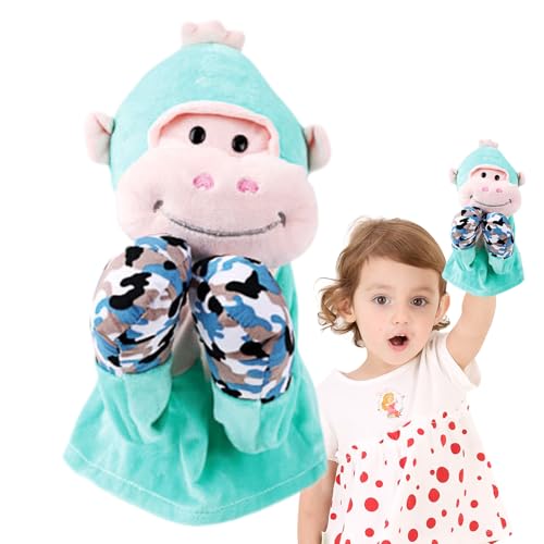 Tierpuppen, Handpuppen | Kung Fu Tierhandpuppe mit Geräuschen und Box -Action | Toy Plüsch Stoffed Doll Bildungsrolle Spielen Geschichtenerzählen zum Geburtstag von Flkiglm