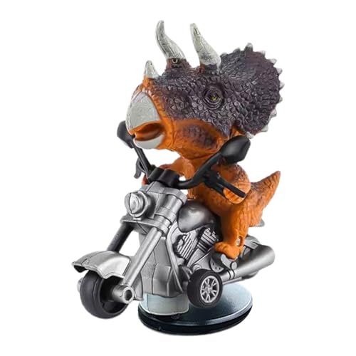 Tyrannosaurus Rex Autofigur,Tyrannosaurus Rex Autoation | Treibender Dinosaurier-Reit-Motorrad-- Kreative T-Rex-Dinosaurier-, neuartige Dinosaurier-auf-Motorrad-Figur für ein Upgrade im Auto-Stil Tyrannosaurus Rex Autofigur,Tyrannosaurus Rex Autoation | Treibender Dinosaurier-Reit-Motorrad-- Kreative T-Rex-Dinosaurier-, neuartige Dinosaurier-auf-Motorrad-Figur für ein Upgrade im Auto-Stil von Flkiglm