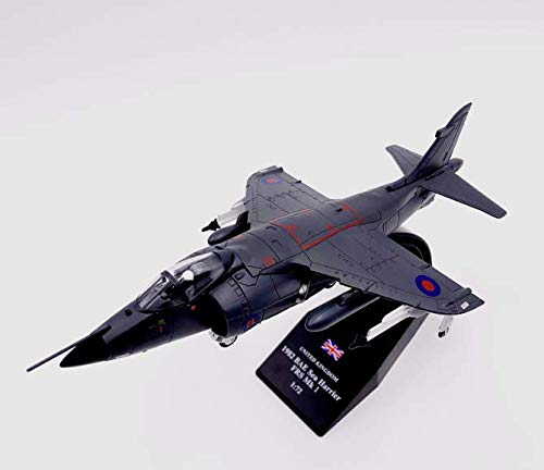 AMER British 1982 BAE Sea Harrier Mar FRS MKI Navy Blue 1:72 Druckgussflugzeug Modellflugzeug von FloZ
