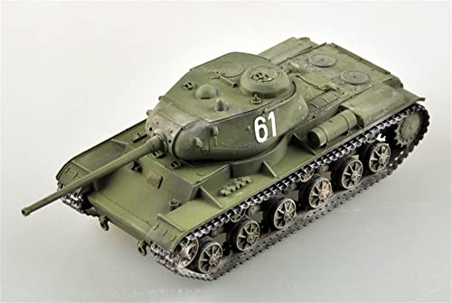 EASY MODEL Sowjetischer KV-85 schwerer Panzer, weiß, 61 1/72 ABS-Tank, vormontiertes Modell von FloZ