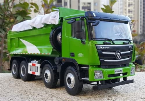 FOTON Foton Auman GTL Muck Truck Green 1/24 DIECAST Truck Pre-Built Model von FloZ