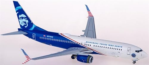 FloZ Für Geminijets für Alaska Airlines für Boeing 737-800 N570AS Ehrt diejenigen, die 1:200 dienen, vorgefertigtes Modell FloZ Für Geminijets für Alaska Airlines für Boeing 737-800 N570AS Ehrt diejenigen, die 1:200 dienen, vorgefertigtes Modell von FloZ