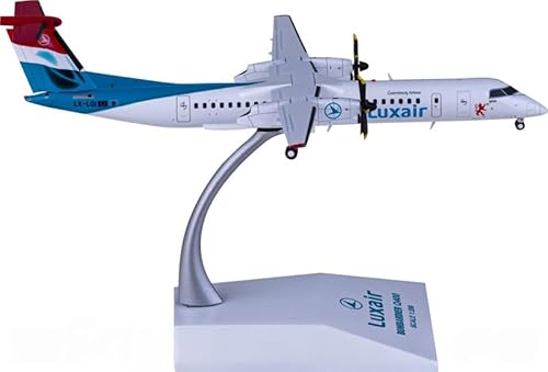 FloZ Für JC Wings für Luxair für Bombardier für Dash 8 Q400 LX-LQI 1:200 Flugzeug vorgebautes Modell von FloZ