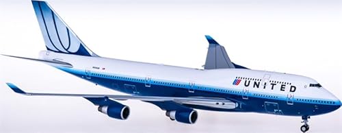 FloZ Für JC Wings für United Airlines für Boeing 747-400 N104UA 1:200 Flugzeug vorgebautes Modell von FloZ