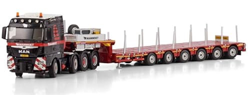FloZ Für Mammoet for Man für TGX für XLX 8x4 mit für MANOOVR 6-Achs-Anhänger 1:50 LKW vorgebautes Modell von FloZ