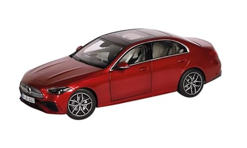FloZ Für NZG 2024 Neu für Mercedes für Benz für C-Klasse Metall Rot 1:18 Auto Vorgebautes Modell von FloZ