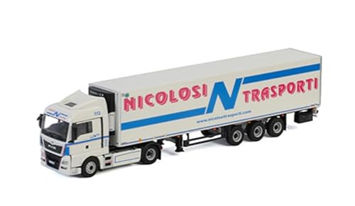 FloZ Für WSI for Man für TGX XLX EURO6 4X2 Kühlanhänger - 3 Achsen für Nicolosi Trasporti 1:50 Truck Vorgefertigtes Modell von FloZ
