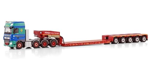 FloZ Für WSI für DAF für XF Super Space CAB MY2017 8X4 Euro PX Tieflader - 5 Achsen für Allelys 1:50 Truck vorgebautes Modell von FloZ