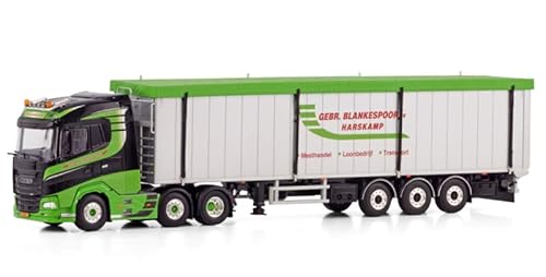 FloZ Für WSI für DAF für XG 6X2 Twin Steer Volume Trailer - 3 Achsen für Gebr. Blankespoor 1:50 Truck vorgebautes Modell von FloZ