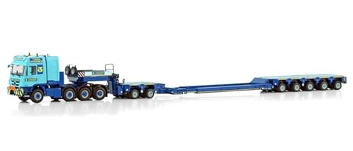 FloZ Für WSI für Mercedes für Benz für ACTROS MP3 L 8X6 für SCHEUERLE für INTERCOMBI - 5 Achsen für Jinert 1:50 Truck vorgebautes Modell von FloZ