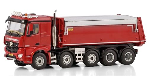 FloZ Für WSI für Mercedes für Benz für AROCS MP4 2.300MM Classic Space Tipper Truck 10X4 für Haan Scheemda 1:50 Truck Pre-Built Model von FloZ