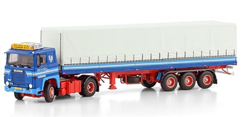 FloZ Für WSI für Scania 1er 4X2 Classic CURTAINSIDE Anhänger - 3 Achsen für Erik H Nielsen 1:50 Truck vormontiertes Modell FloZ Für WSI für Scania 1er 4X2 Classic CURTAINSIDE Anhänger - 3 Achsen für Erik H Nielsen 1:50 Truck vormontiertes Modell von FloZ