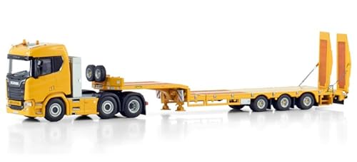 FloZ Für WSI für Scania R Normal CR20N 6X2 Twin Steer Semi Tieflader mit Rampen – 3 Achsen für Premium Line 1:50 Truck vormontiertes Modell FloZ Für WSI für Scania R Normal CR20N 6X2 Twin Steer Semi Tieflader mit Rampen – 3 Achsen für Premium Line 1:50 Truck vormontiertes Modell von FloZ