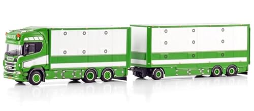 FloZ Für WSI für Scania R für Highline CR20H 6X2 TAG Achse Harz für Kombi – 6 Achsen für Van Dijk Vieh 1:50 LKW vorgebautes Modell von FloZ