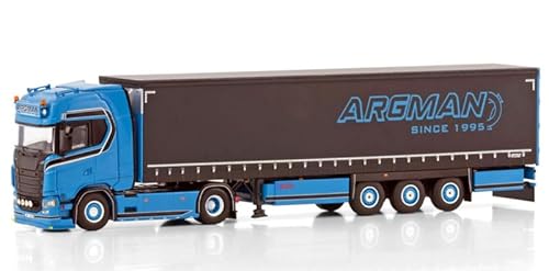FloZ Für WSI für Scania S Highline CS20H 4X2 Vorhanganhänger – 3 Achsen für Argman s.r.o. 1:50 Truck vormontiertes Modell von FloZ
