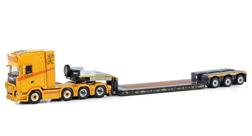 FloZ Für WSI für Scania S für Highline CS20H 8X4 Euro Tieflader – 3-Achse für NV Trans 1:50 Truck vorgebautes Modell von FloZ