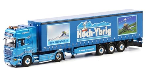 FloZ Für WSI für Scania für R5 für Topline 4x2 Vorhangseite/TAUTLINER Anhänger - 3 Achsen für Heeb 1:50 Truck vormontiertes Modell von FloZ